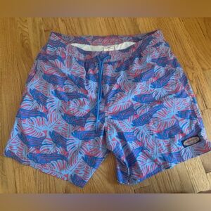 Vineyard Vines Colorful Patterned Swim Shorts - gently used